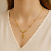 Zircon Pendant-346 (Golden)